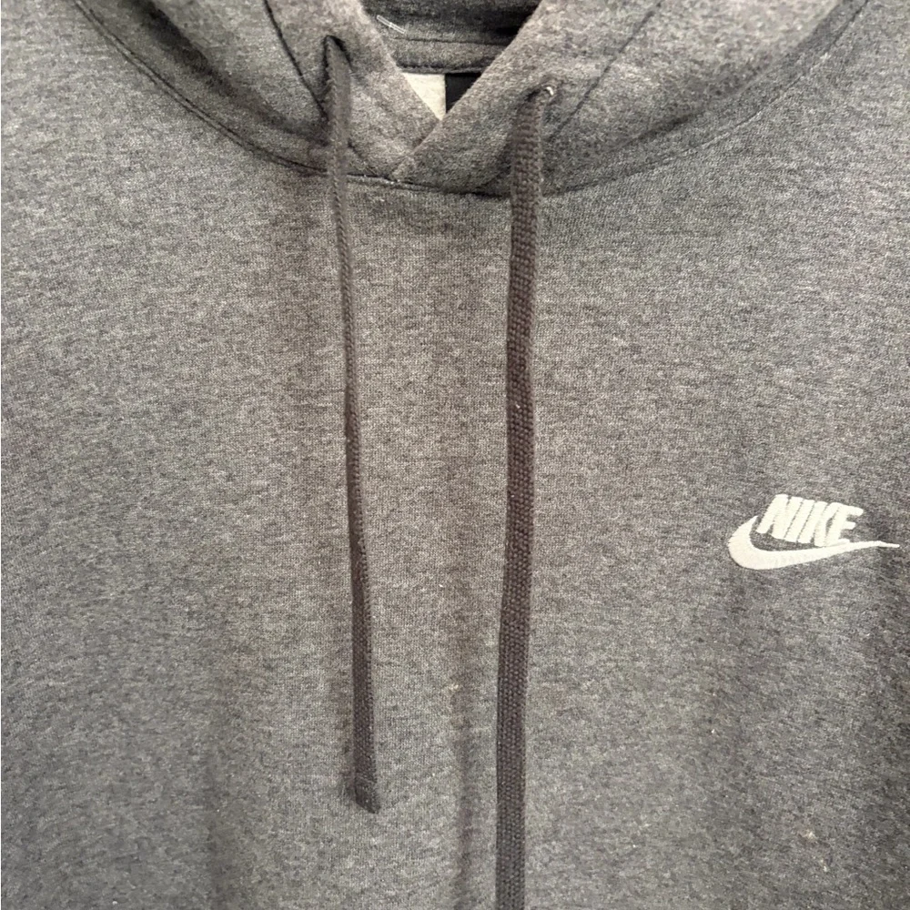 Nike Men's Charcoal grey Hoodie xl classic pocket logo athletic